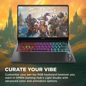 Gaming HP OMEN Transcend 14 120Hz 3K OLED Gaming Laptop - Intel Ultra 7 (2025) - 32GB RAM - 1TB SSD - Windows 11 - NVIDIA GeForce RTX 5060 - Shadow Black
