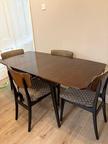 kitchen table and four chairs