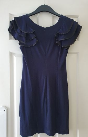 Navy Shimmer Bodycon Dress M/L