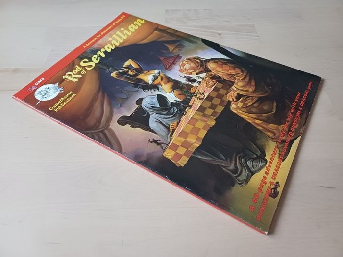 Dungeons & Dragons D&D The Rod of Serraillian - Vintage Fantasy RPG Scenario Module 1987