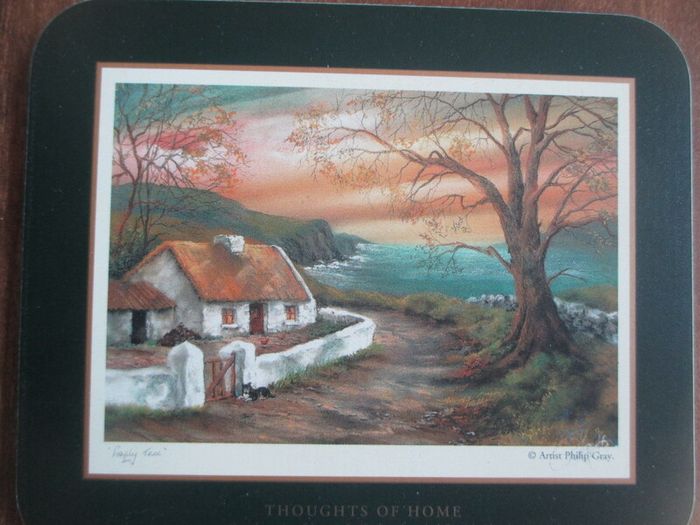 Philip Gray Place Mats And Coasters. Never Used