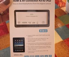 HDMI and AV connection kit for iPad