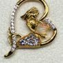 Silver Mermaid in Heart Pendant by Harry Ivens Image 5