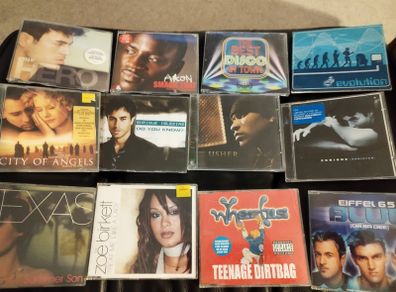 130 approx cd job lot 90s 00s pop rnb etc, albums & Singles