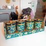 Vintage wooden tea coffee jars Image 8