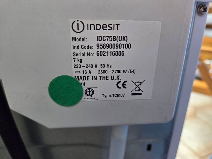 Indesit Condenser Dryer