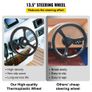 Steering System 13\' Outboard Rotary Steering System 13 Feet Boat Steering Cable with 13\" Wheel Durable Marine Steering System Image 2