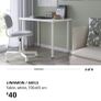 Ikea Table Desk, Linnmon 100x60 Image 6