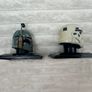 STAR WARS Stormtrooper Boba Fett Helmet 1/5 Collection MISB Used Part of Stormtrooper's head is Yellow Damaged Boxes Please see photos Image 5