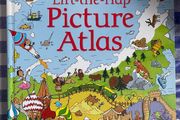 Usborne - Lift the flaps - Picture Atlas - Brand new