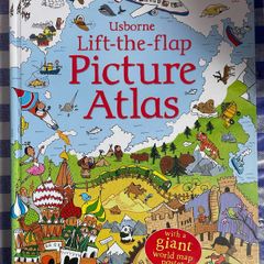 Usborne - Lift the flaps - Picture Atlas - Brand new