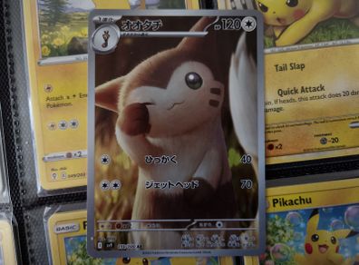 Furret ! Illustration Rare ! from Battle Partners Set ! 2025 ! Japanese Pokemon Card !