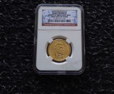 United States : 2008 Presidential Dollar , James Monroe - Brilliant Uncirculated , First Day of Issue