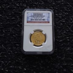 United States : 2008 Presidential Dollar , James Monroe - Brilliant Uncirculated , First Day of Issue