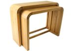 New Acton 2 Piece Solid Wood Nest of Tables