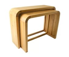 New Acton 2 Piece Solid Wood Nest of Tables