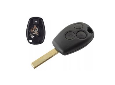Replacement Car Remote Key Fob Shell For Dacia/Renault (3 buttons)