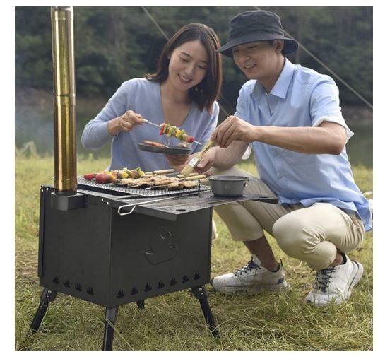 Cast Iron Outdoor Stove Portable Tent Wood Stove