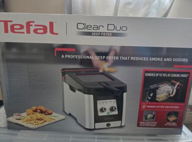 Brand New Tefal Clear Duo Deep Fryer - Never Used