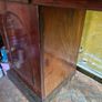 Georgian or Regency period mahogany side board with wine racks Image 5