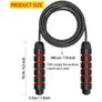 Adjustable Tangle-Free Jump Rope with Foam Handles Image 7