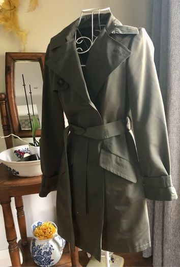 M&S green coat