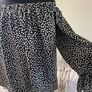 Off the Shoulder Spotty Top Size Medium Image 4