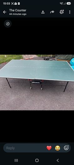 table tennis table