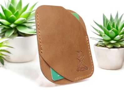 leather card holder