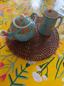 Avoca Teapot and Jug