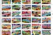 2002 USA Greetings from America Commemorative Stamps Sheetlet Plate S111 Mint Never Hinged (MNH)