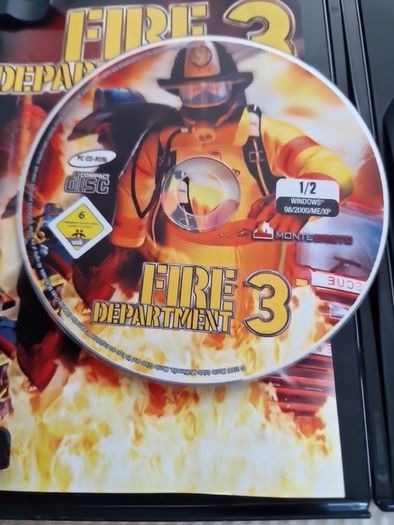 PC Cd Rom Fire Department 3 Games Original