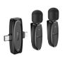 Dual Microphone iphone Type C Crystal Lavalier Wireless Digital Microphone Image 4