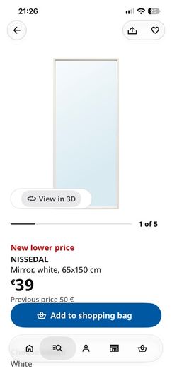 White mirror