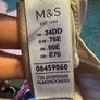 Brand new M&S Almond underwired non padded bra size UK 34DD EU75E Postage included Image 4