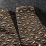 Pencil skirt lovely black and gold size 12 soft comfortable material Image 4