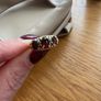 Vintage Ring - 9ct Gold Garnet & Opal stones - size K Image 7