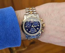 Vintage Swiss Made Certina DS Chronograph Quartz Swiss Watch 1990s
