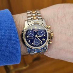 Vintage Swiss Made Certina DS Chronograph Quartz Swiss Watch 1990s