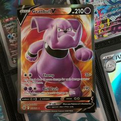 Granbull V ! Ultra Rare ! Full Art ! from Brilliant Stars Set ! 2022 ! Pokemon Card !