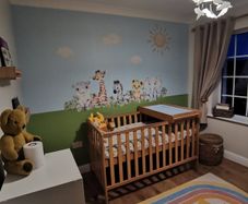 Cot with mattress