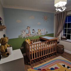 Cot with mattress