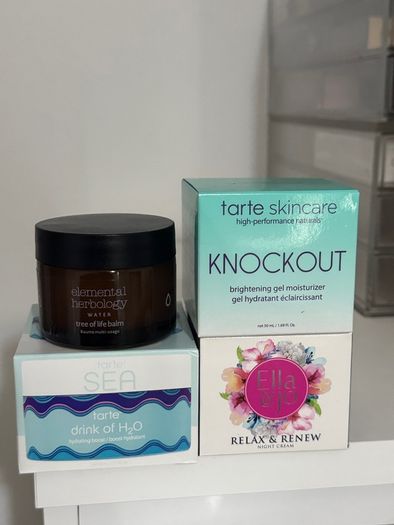 New moisturizer and all over balm