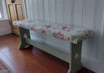 Best offers.Bench, new upholstery and paint.