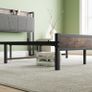 Double Bed Frames with Wooden Storage Image 3