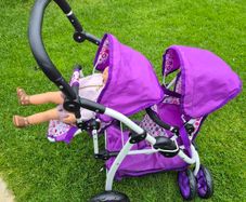 Dolls Double buggy plus free generation doll