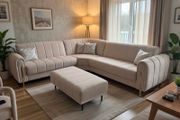 Corner sofa bed with storage underneath in stock