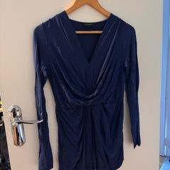 Navy Blue Long sleeve Maternity Top - Attesa