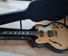 1997 Epiphone Supernova. Refinished Nirto Natural. Seymour Duncans