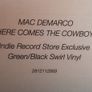 Mac Demarco - Here Comes The Cowboy, Vinyl, LP, Ltd. Edition, Green / Black Swirl Image 2